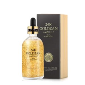 24k Goldzan Ampoule Whitening Serum Nourish The Skin, Soft, Moisturized 100ml By Aura Of Surety