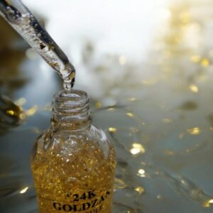 24k Goldzan Ampoule Whitening Serum Nourish The Skin, Soft, Moisturized 100ml By Aura Of Surety