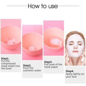 Bioaqua Compressed Facial Tablet Face Sheet | 50 Pcs