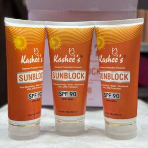 Kashee’s Sunblock Spf 90 – Fast Absorbing Water Resistant Uva, Uvb Protection 200ml