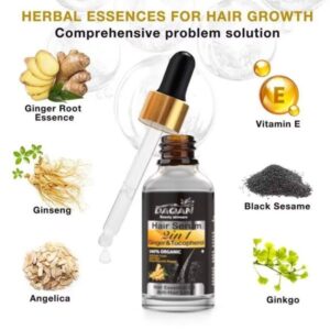 Anti Hair Loss Serum Ginger And Tocopherol Hair Growth Essence Oil Hair Care Serum
