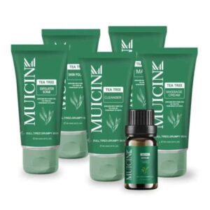 Pack Of 06 Mucin Tea Tree Clear & Clean Facial Kit – 6 Steps – Best Quality Facial Kit For Girls Facial Kit For Women