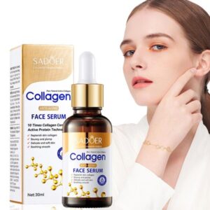 Sadoer Collagen Serum Facial Essence Liquid Firming Moisturizing Soothing Nourishing – 30 Ml