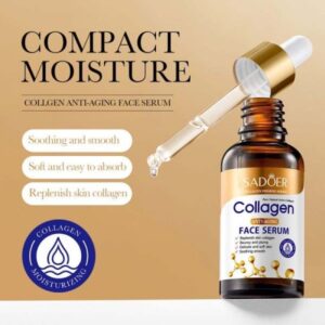 Sadoer Collagen Serum Facial Essence Liquid Firming Moisturizing Soothing Nourishing – 30 Ml