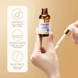 Sadoer Collagen Serum Facial Essence Liquid Firming Moisturizing Soothing Nourishing – 30 Ml
