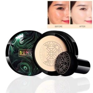 Sunisa Foundation Base 20g Waterproof Mushroom Head Air Cushion Bb Cream Nude Liquid Foundations (with Yanqina 36h Liner)