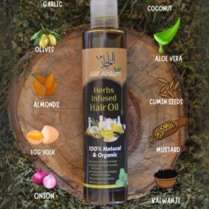 Alif Ahlam Herbs Infused Hair Oil (120ml)