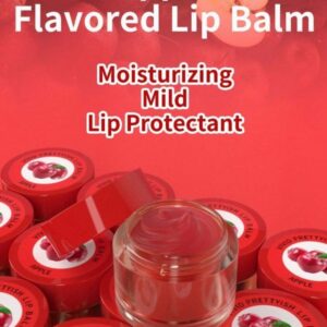 Fruity Delight Lip Balm, Glossy Finish For Soft, Hydrated Lips (6 Pcs)