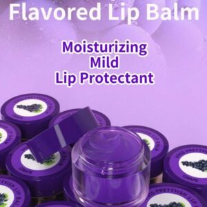 Fruity Delight Lip Balm, Glossy Finish For Soft, Hydrated Lips (6 Pcs)