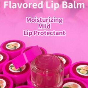 Fruity Delight Lip Balm, Glossy Finish For Soft, Hydrated Lips (6 Pcs)