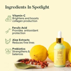 Pixi Vitamin C Serum Brightens And Improves Skin Tone – 30ml