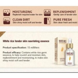 Rorec Moisturizing Anti Wrinkle Rice Face Serum For Open Pores 15ml