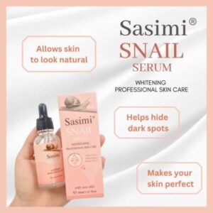 Sasimi Snail Serum Anti Aging Moisturizing & Whitening Serum For Pores & Acne 30ml