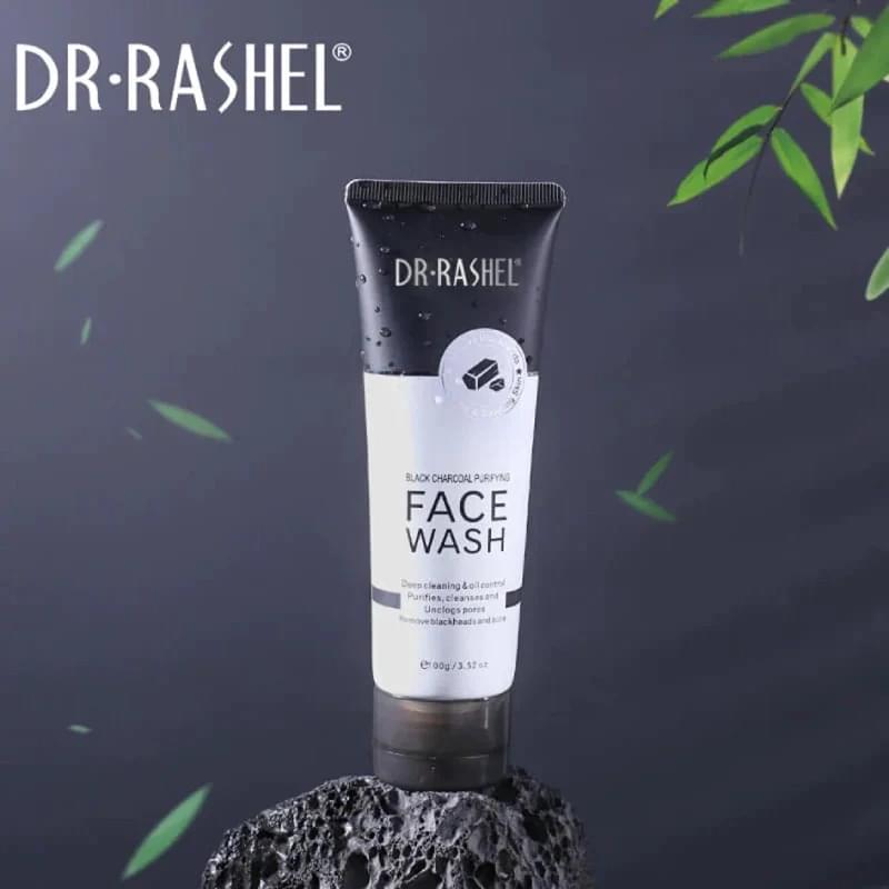 Black Charcoal Purifying Face Wash 100g By Dr. Rashel By Aura Of Surety