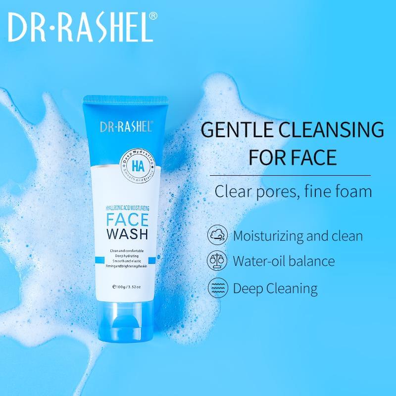 Hyaluronic Acid Moisturizing Face Wash 100g By Dr. Rashel By Aura Of Surety