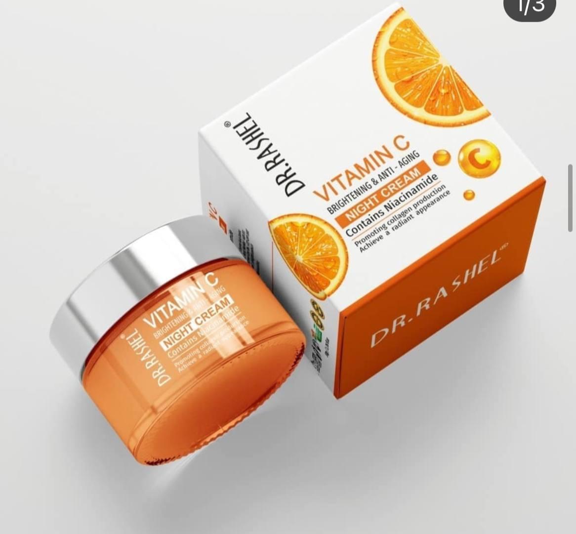 Vitamin C Nourishing & Moisturizing Night Cream By Dr. Rashel By Aura Of Surety