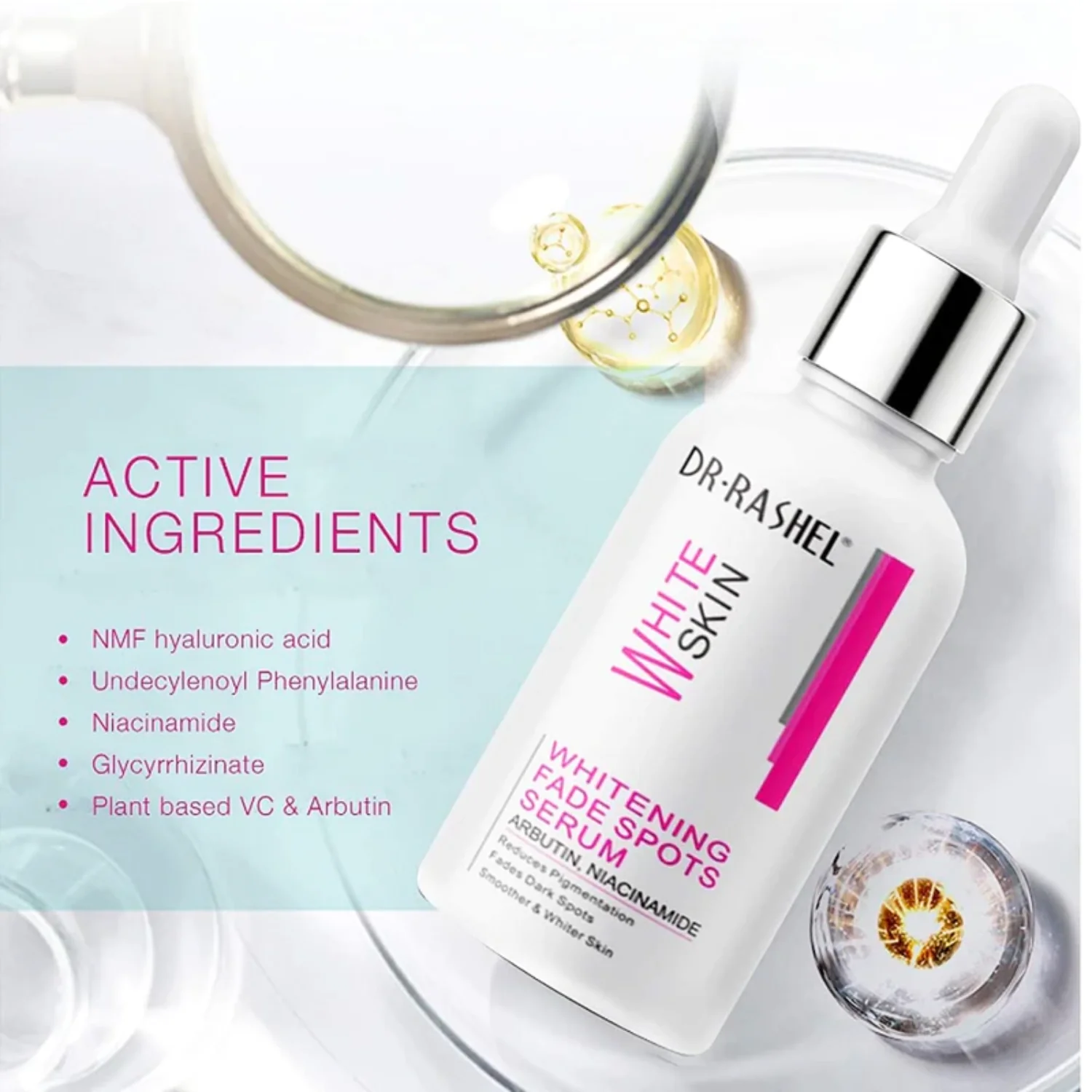 White Skin Whitening Fade Spots Serum 50ml By Dr. Rashel By Aura Of Surety